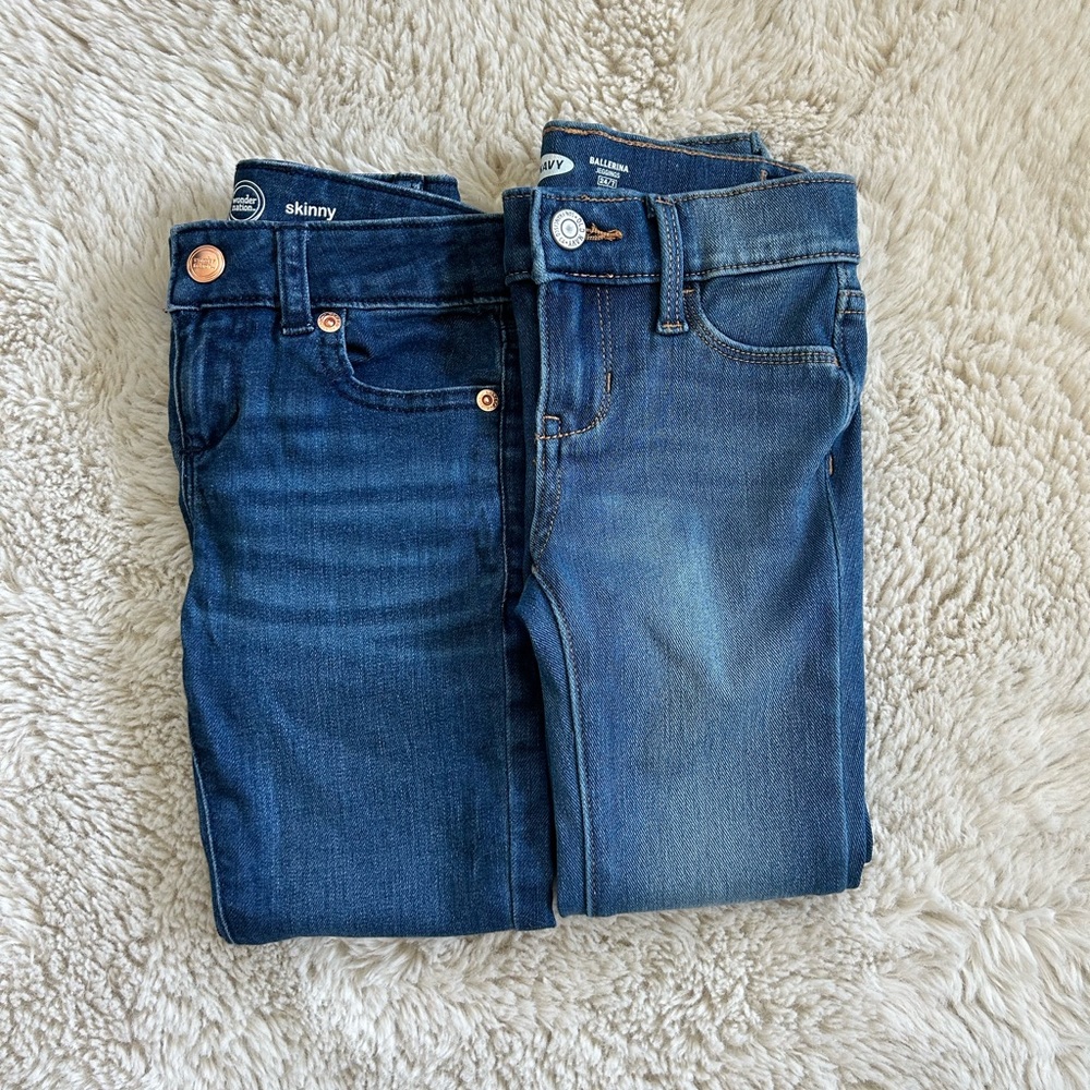 Girls size 5 jeans/ jeggings